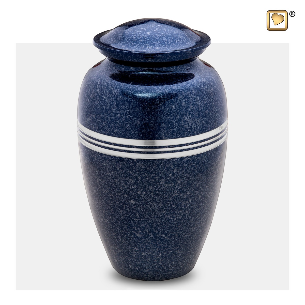 Classic urn speckled Indigo and Bru